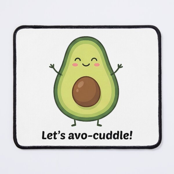 Item preview, Cute Avocado Let's Avo-Cuddle Pun designed and sold by k3rstman1.