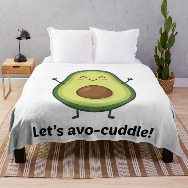 Item preview, Cute Avocado Let's Avo-Cuddle Pun designed and sold by k3rstman1.