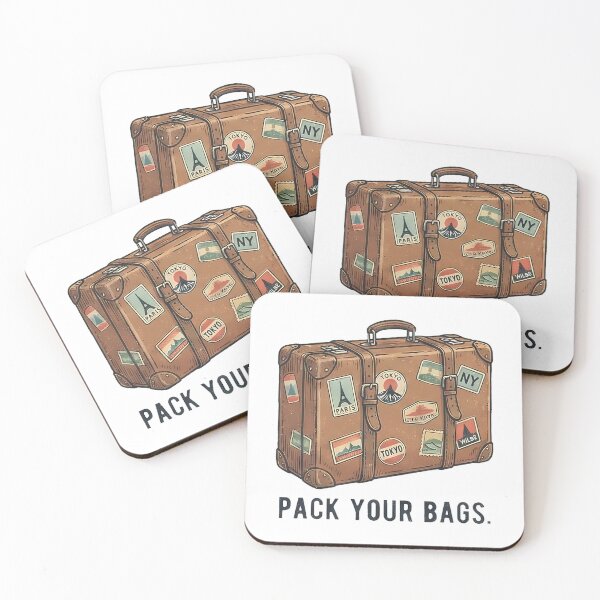 Item preview, Pack Your Bags Vintage Travel Suitcase designed and sold by k3rstman1.