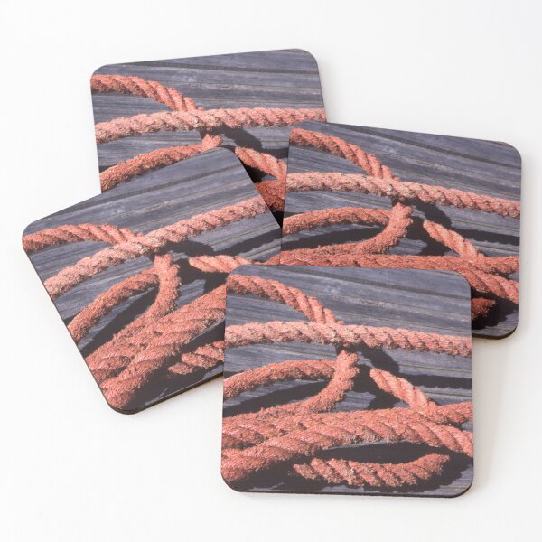 Item preview, Tangled Memory: Rough Ropes on Weathered Wood designed and sold by AnalogDays.