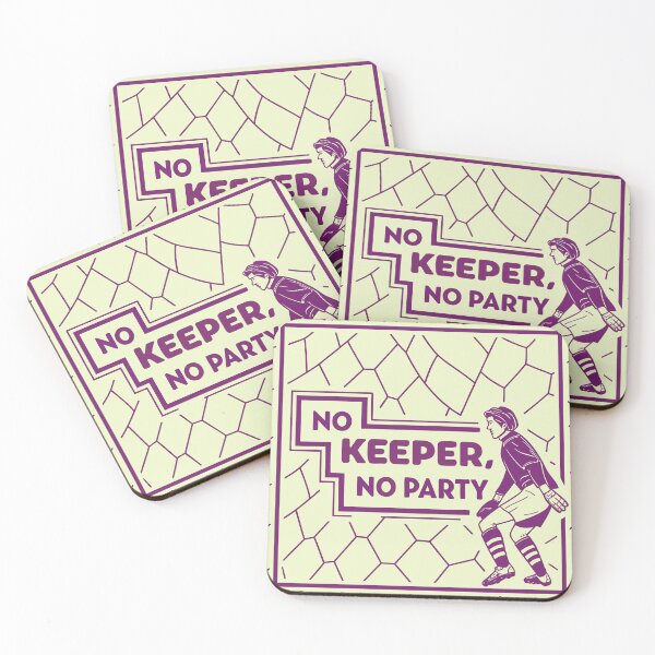 Item preview, No Keeper, No Party – Goalkeeper Football Quote Design designed and sold by RAVisuals.