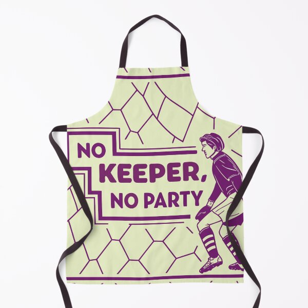 Item preview, No Keeper, No Party – Goalkeeper Football Quote Design designed and sold by RAVisuals.