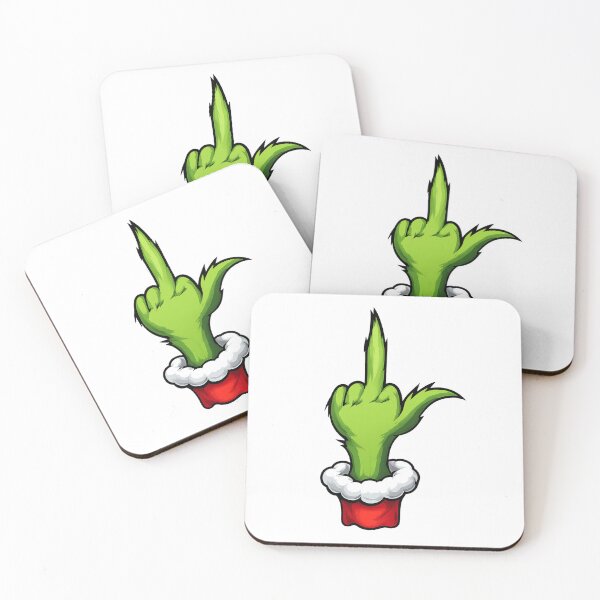 Item preview, Grinchy Gesture – Holiday Attitude Art designed and sold by ArtesioByZaber.