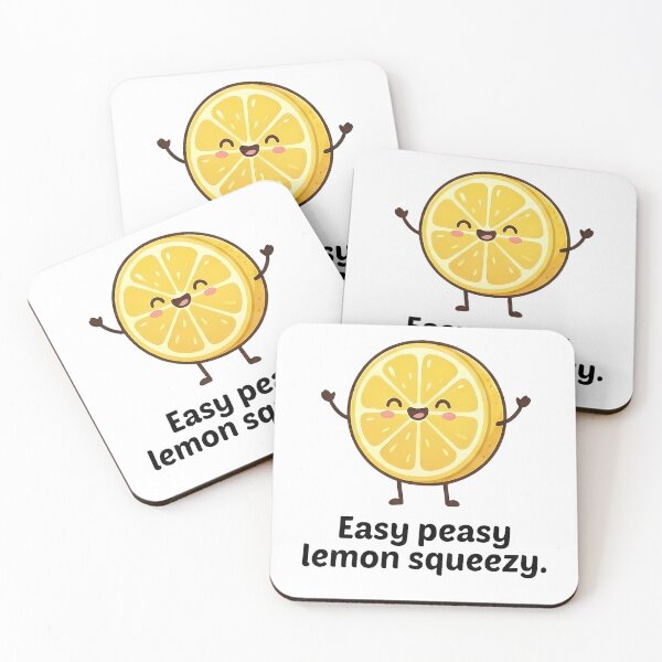 Item preview, Easy Peasy Lemon Squeezy Cute Happy Citrus designed and sold by k3rstman1.