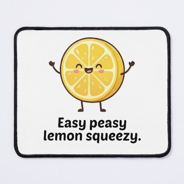 Item preview, Easy Peasy Lemon Squeezy Cute Happy Citrus designed and sold by k3rstman1.