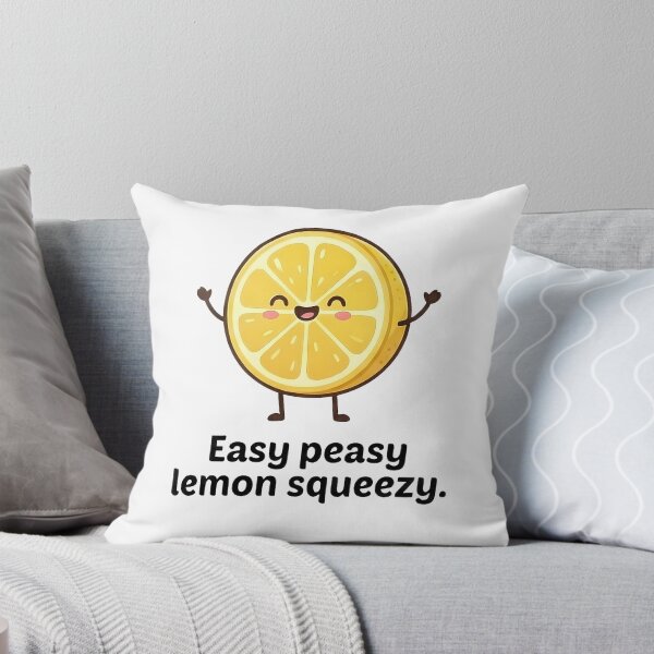 Item preview, Easy Peasy Lemon Squeezy Cute Happy Citrus designed and sold by k3rstman1.