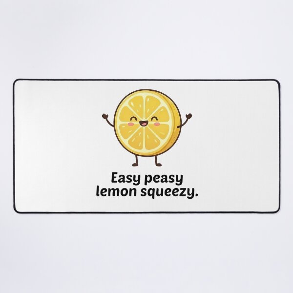 Item preview, Easy Peasy Lemon Squeezy Cute Happy Citrus designed and sold by k3rstman1.