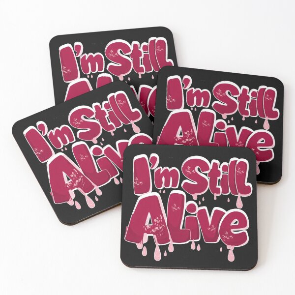 Item preview, i'm still alive - bold red designed and sold by Stefrait-7.