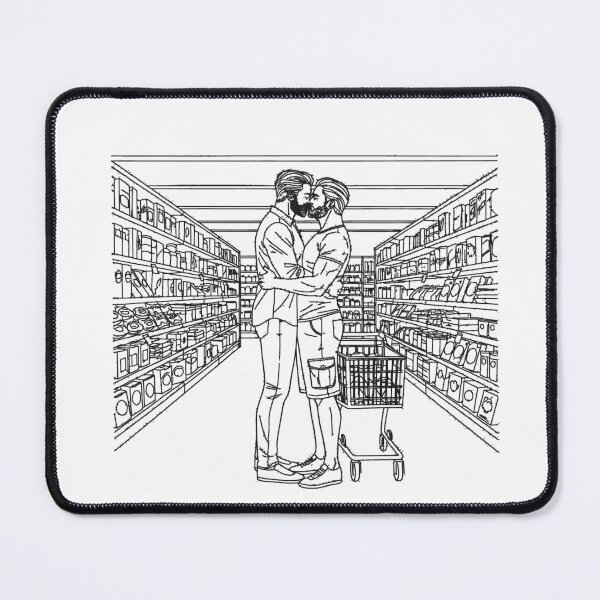 Item preview, Everyday romance: mature men enjoying each other’s company designed and sold by Elando1212.