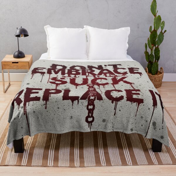 Item preview, DON'T EMBRACE THE SUCK / REPLACE IT - Grunge Motivational Typography Design designed and sold by David R Sawin The Architects Of Eden.