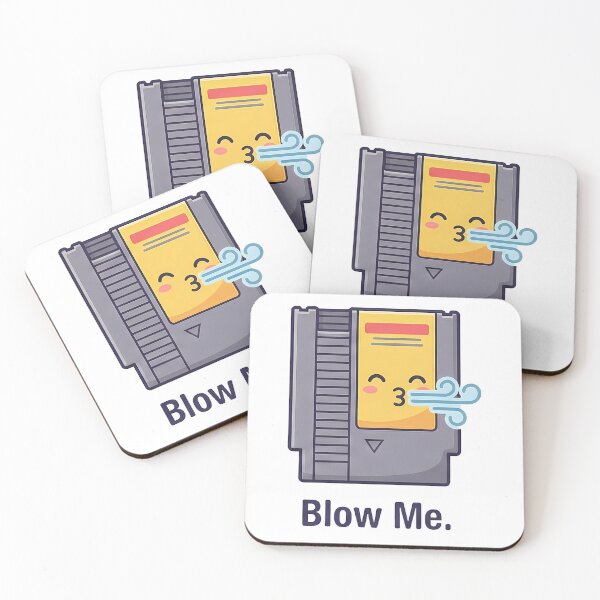 Item preview, Funny Retro Gaming Cartridge Blow Me Humor designed and sold by k3rstman1.