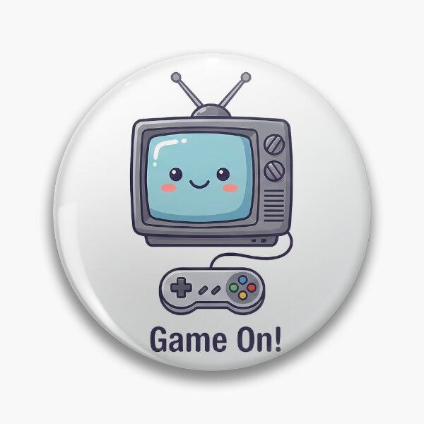 Item preview, Kawaii Retro TV Game On Controller designed and sold by k3rstman1.