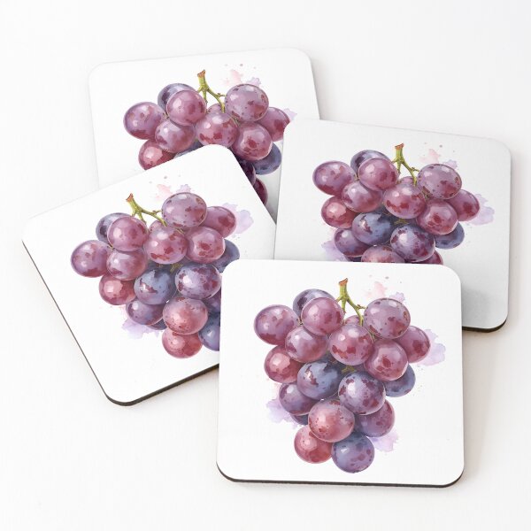 Item preview, Grapes Illustration, Minimal Fruit Artwork designed and sold by Moodune.