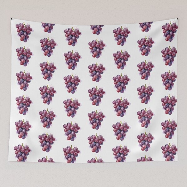 Item preview, Grapes Illustration, Minimal Fruit Artwork designed and sold by Moodune.