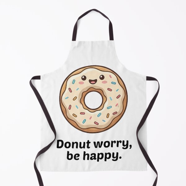 Item preview, Donut Worry Be Happy Kawaii Sprinkles designed and sold by k3rstman1.