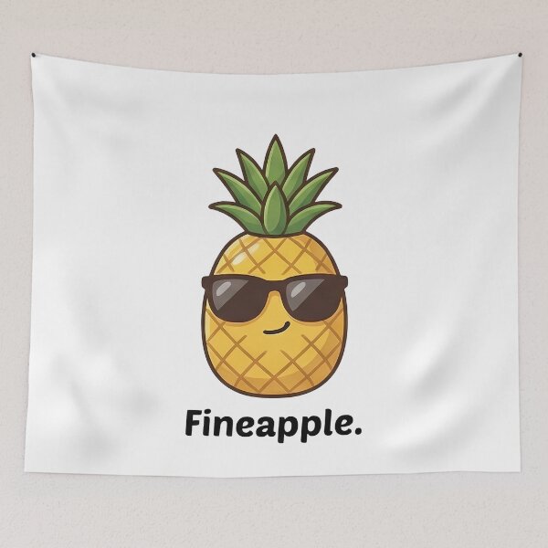 Item preview, Chill Pineapple Fineapple Sunglasses Cartoon designed and sold by k3rstman1.