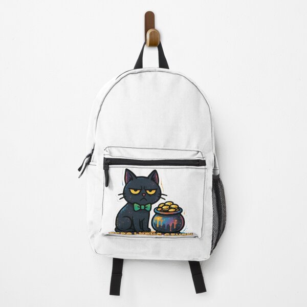 Item preview, Zero Lucks Given Funny St Patricks Black Cat designed and sold by TheSimpleTee007.