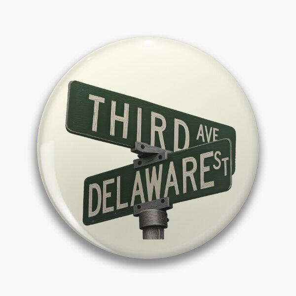 Item preview, Roseanne Street Signpost - Third Ave & Delaware St. designed and sold by TirConnaill.