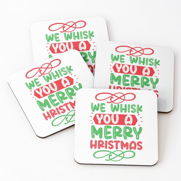 Item preview, We Whisk You A Merry Christmas - Baking Pun Slogan designed and sold by FuzionRaptor.