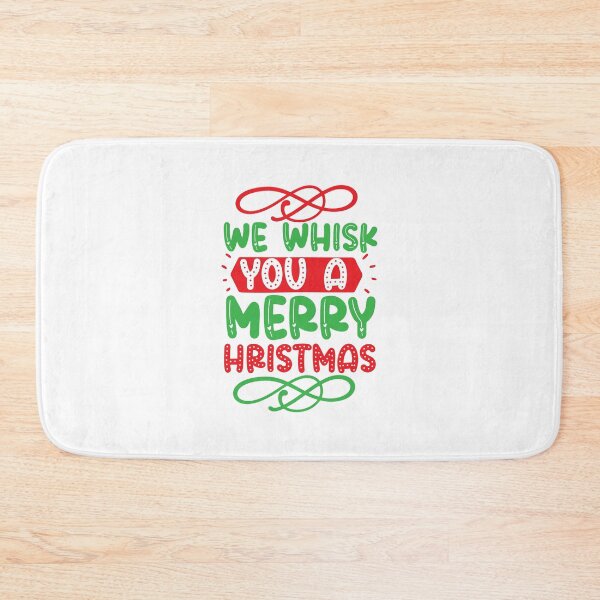 Item preview, We Whisk You A Merry Christmas - Baking Pun Slogan designed and sold by FuzionRaptor.