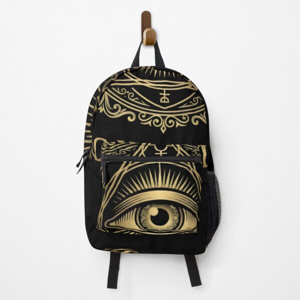 Item preview, Suppressing Knowledge Is a Sin – Occult Eye Symbol Gold Art designed and sold by SoulenCify.