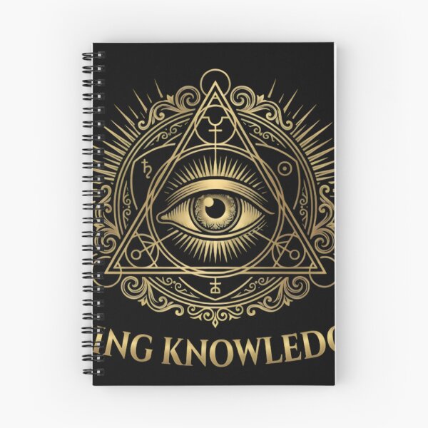 Item preview, Suppressing Knowledge Is a Sin – Occult Eye Symbol Gold Art designed and sold by SoulenCify.