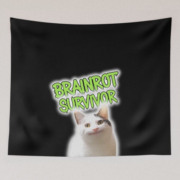Item preview, Brainrot survivor  designed and sold by Underthesunmoon.