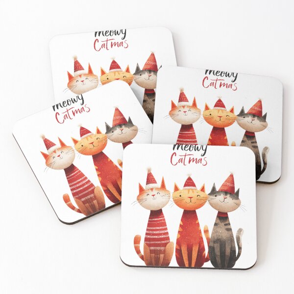 Item preview, Meowy Catmas card designed and sold by MendaciousMina.