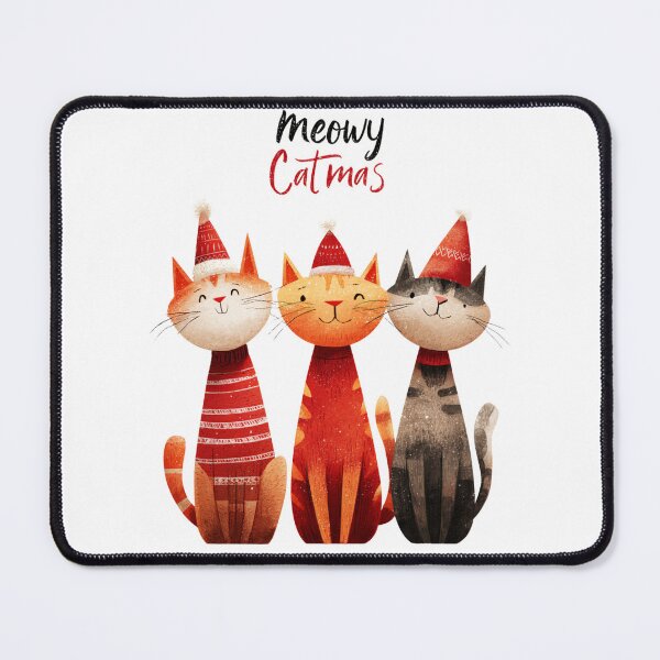 Item preview, Meowy Catmas card designed and sold by MendaciousMina.