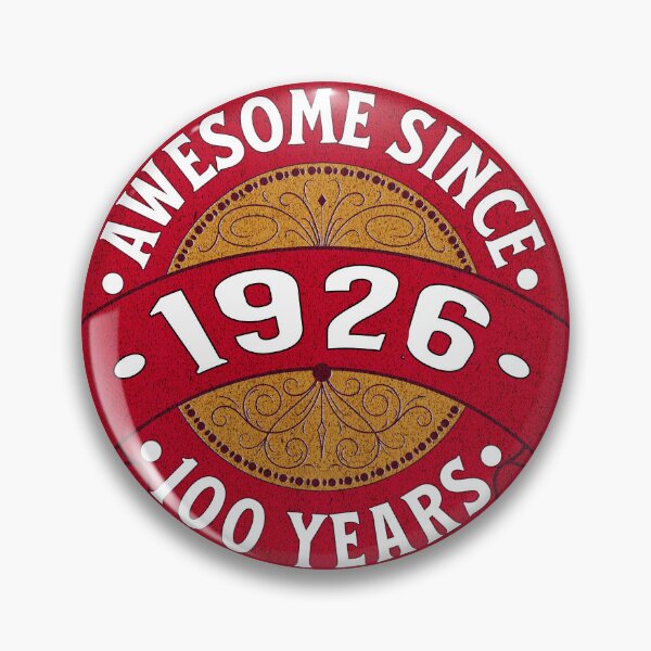 Item preview, Awesome Since 1926,  100 Years, birthday gift designed and sold by Ray's Photos & Art.