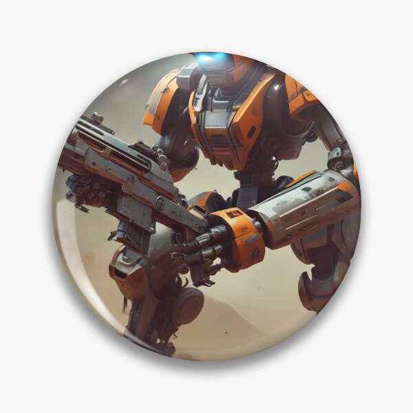 Item preview, Robot with gun designed and sold by viaviotess.