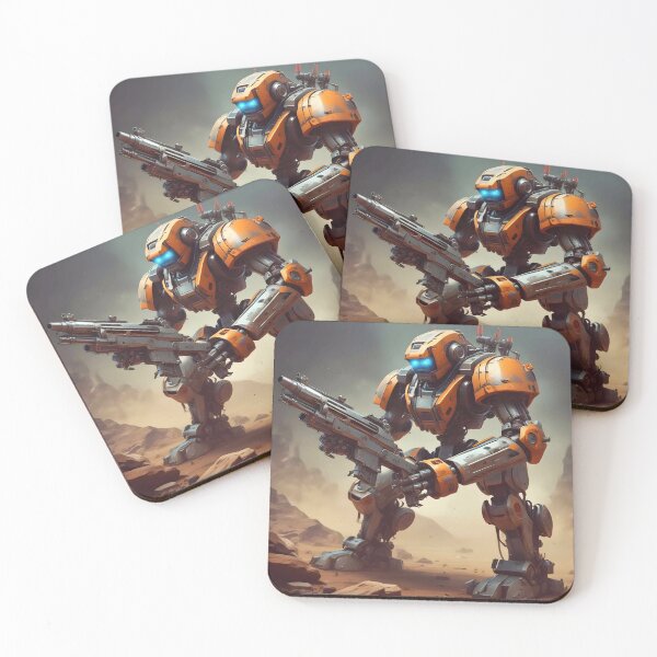 Item preview, Robot with gun designed and sold by viaviotess.