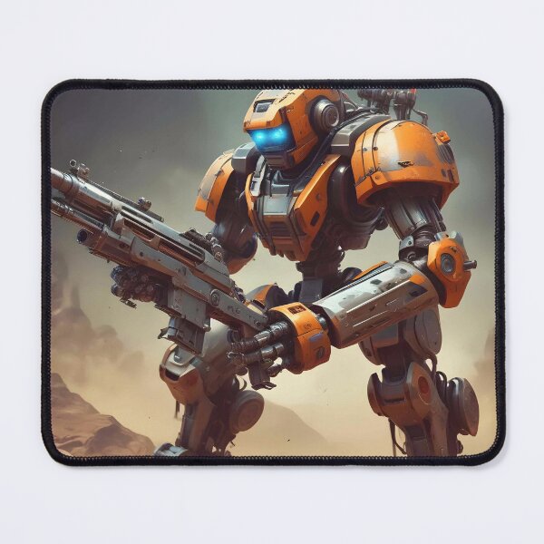 Item preview, Robot with gun designed and sold by viaviotess.