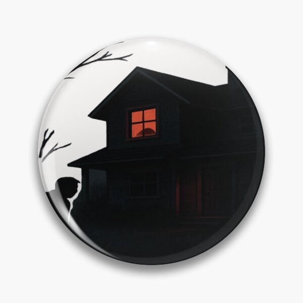 Item preview, Hello Neighbor The Shadow Next Door – Horror House Illustration  Dark Neighbor Mystery Art Print designed and sold by FernandsOficial.