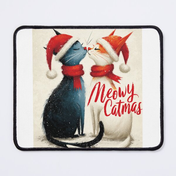Item preview, Meowy Catmas card designed and sold by MendaciousMina.