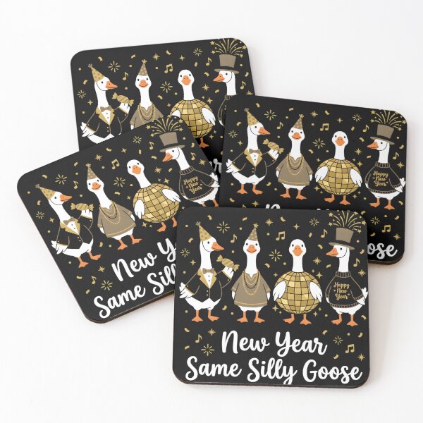Item preview, New Year Same Silly Goose Funny New Year Goose Party Design designed and sold by JoyBoyStudio1.