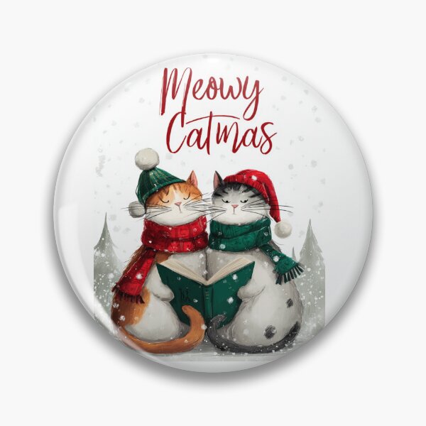 Item preview, Meowy Catmas card designed and sold by MendaciousMina.