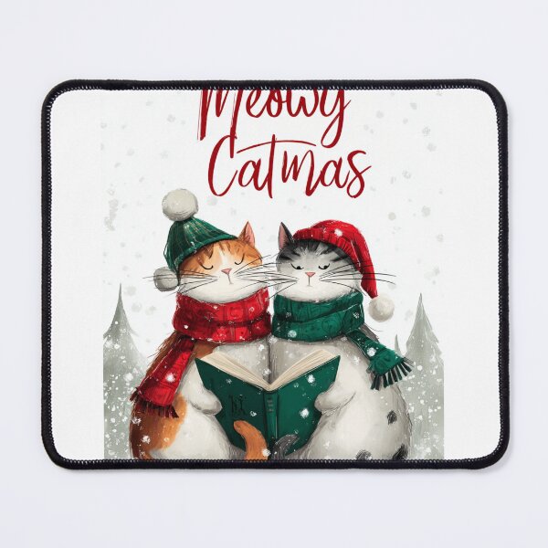 Item preview, Meowy Catmas card designed and sold by MendaciousMina.