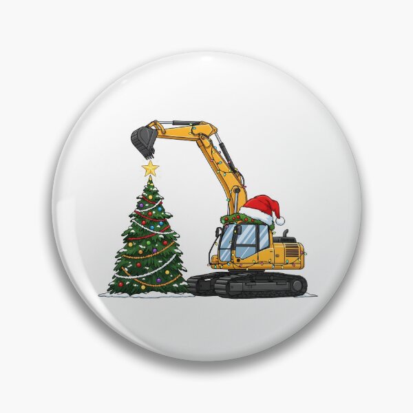 Item preview, Christmas Excavator Christmas Kids Construction designed and sold by KroghDs.