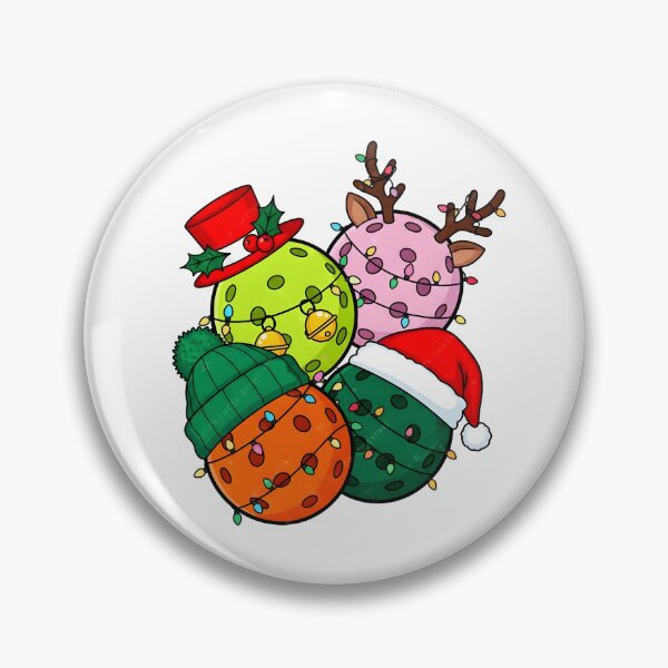 Item preview, Christmas Pickleballs Santa Hat Pickleball designed and sold by KroghDs.