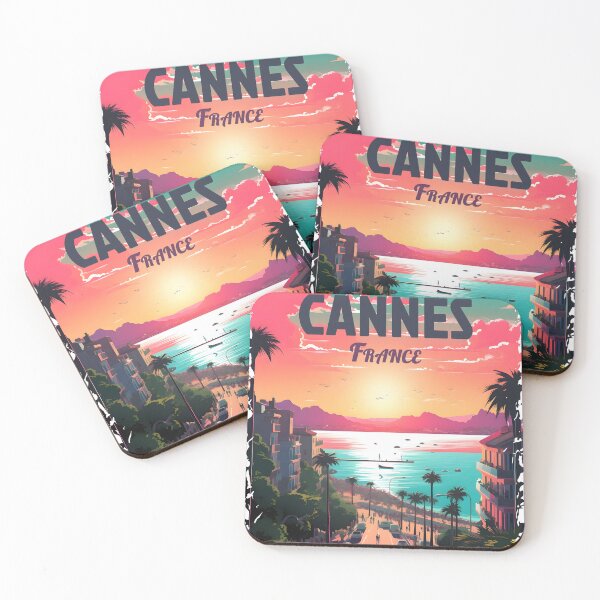 Item preview, Cannes France Beach Poster Home Wall Decor Art designed and sold by GTwoThree.