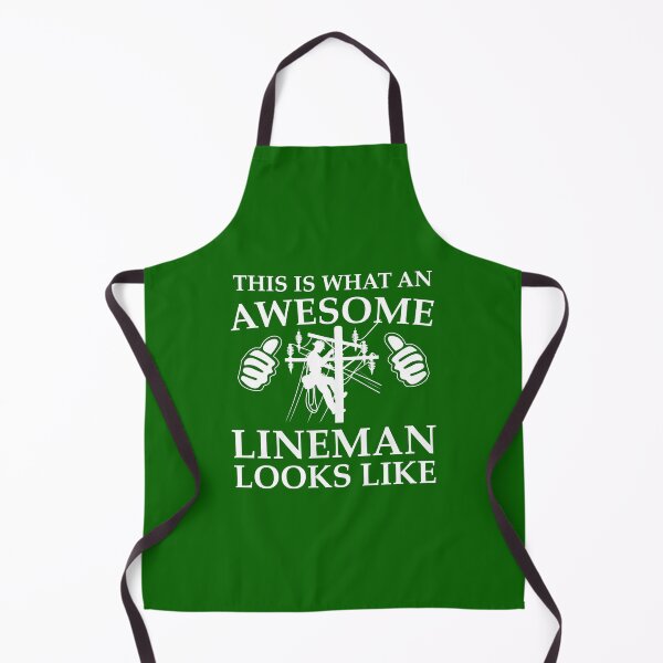 Item preview, This Is What An Awesome Lineman Looks Like. Power Line Worker. designed and sold by DesignHouse07.