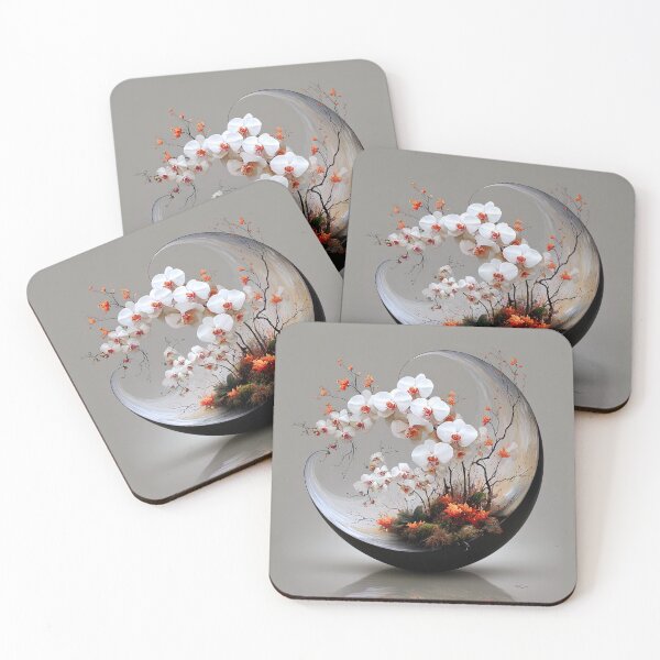 Item preview, Crescent Harmony: Orchids in Reflection designed and sold by bloorose.