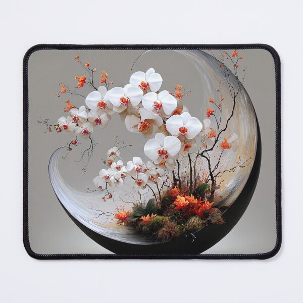 Item preview, Crescent Harmony: Orchids in Reflection designed and sold by bloorose.
