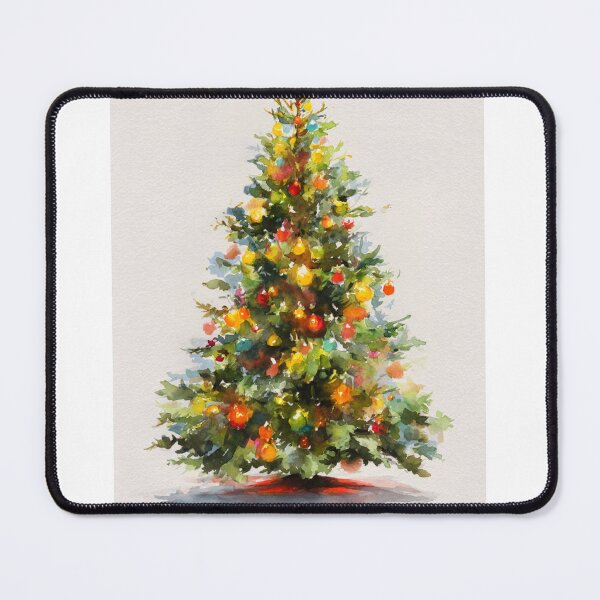Item preview, Watercolor Christmas tree designed and sold by MendaciousMina.