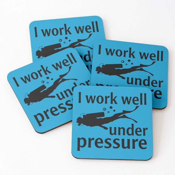 Item preview, I Work Well Under Pressure. Scuba Diver.  Scuba Diving designed and sold by DesignHouse07.