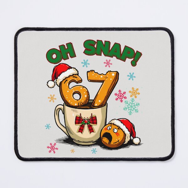 Item preview, Funny Meme OH Snap Gingerbread 67 Brainrot Lover Gift designed and sold by Zayavca.