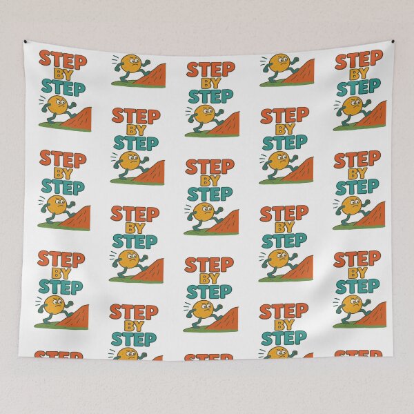Item preview, Step by Step Motivation Illustration designed and sold by AntonioJ8.