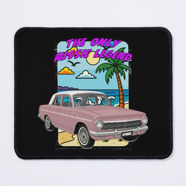 Item preview, EH Holden The Only Aussie Legend Classic Car Art in Pink designed and sold by Michael van der Hoorn.
