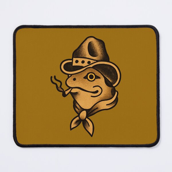 Item preview, frog cowboy tattoo designed and sold by SailorsInk.